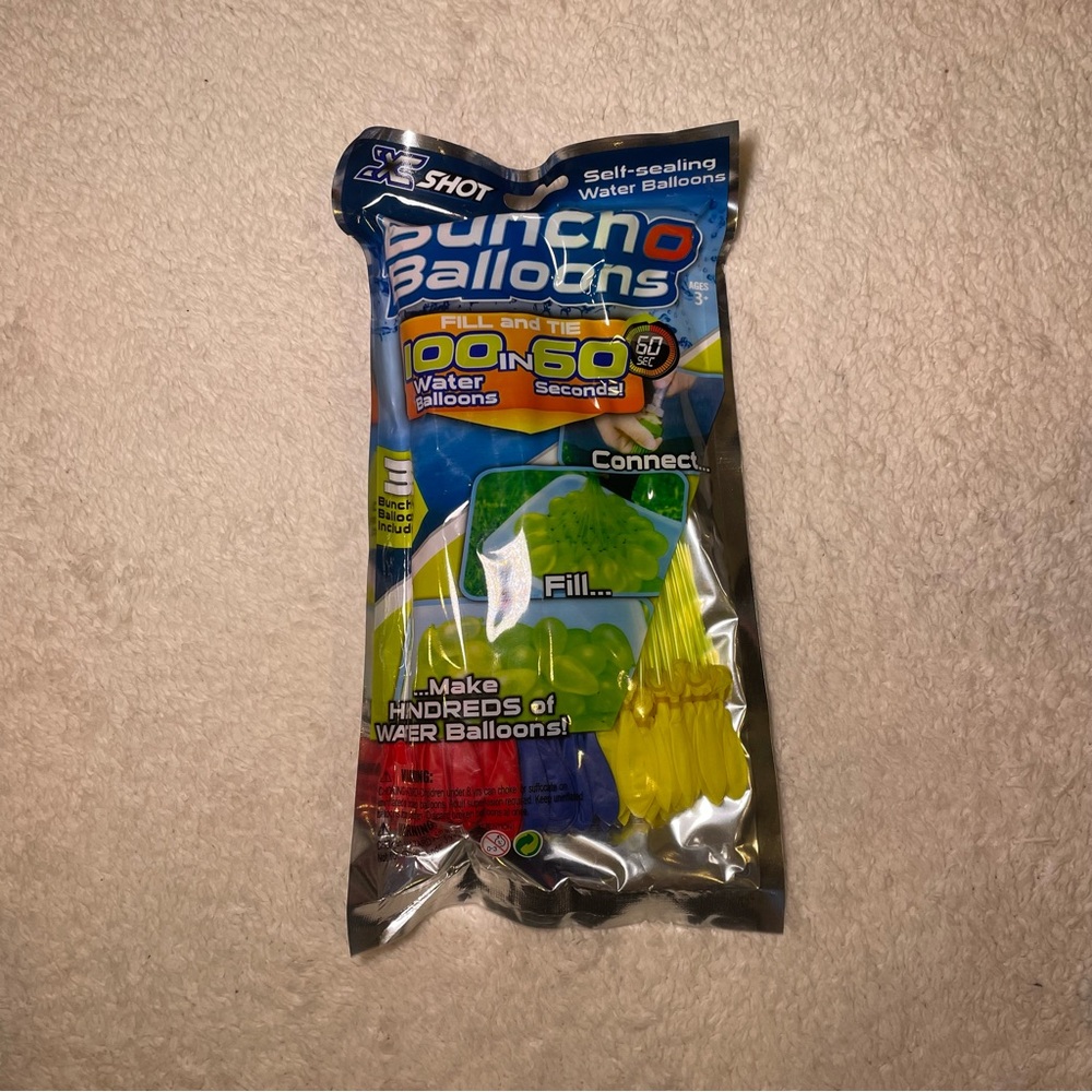 Zuru Bunch O Balloons Instant Self-Sealing Water Balloons Complete Bundle 3PC